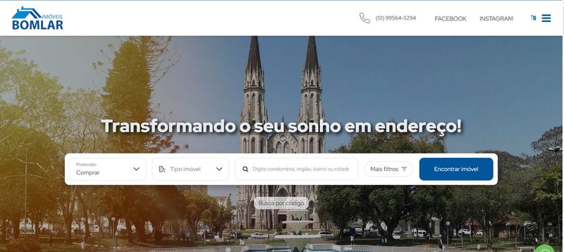 Site de Bomlar Imóveis