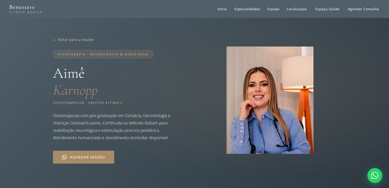 Site de Dra. Aimê Karnopp
