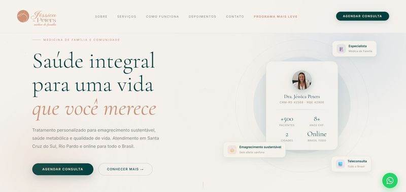 Site de Dra. Jéssica Peters