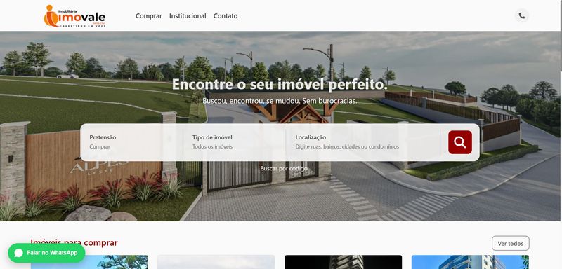 Site de Imovale